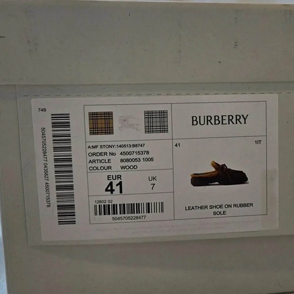Burberry Suede and Shearling Stony Mules Size 41
